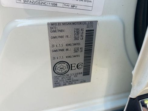 Used 2022 Nissan Murano Platinum AWD/4WD image 34