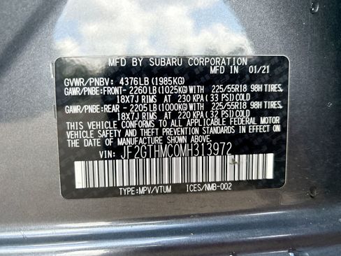 Used 2021 Subaru Crosstrek 2.5i Limited AWD/4WD image 2