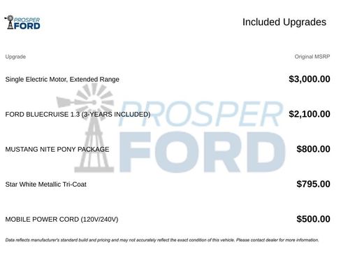 Used 2023 Ford Mustang Mach-E Premium w/ Mustang Nite Pony Package RWD image 3