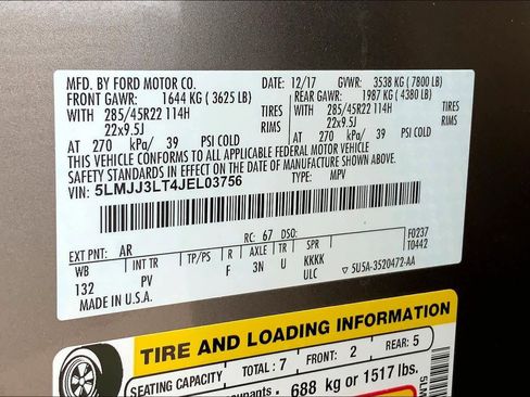 Used 2018 Lincoln Navigator L Reserve w/ Technology Package image 36