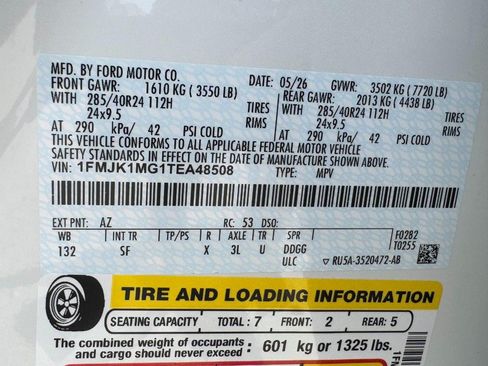 New 2026 Ford Expedition Max Platinum w/ Platinum Ultimate Package AWD/4WD image 18