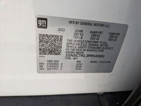 Used 2023 Chevrolet Tahoe High Country RWD image 15