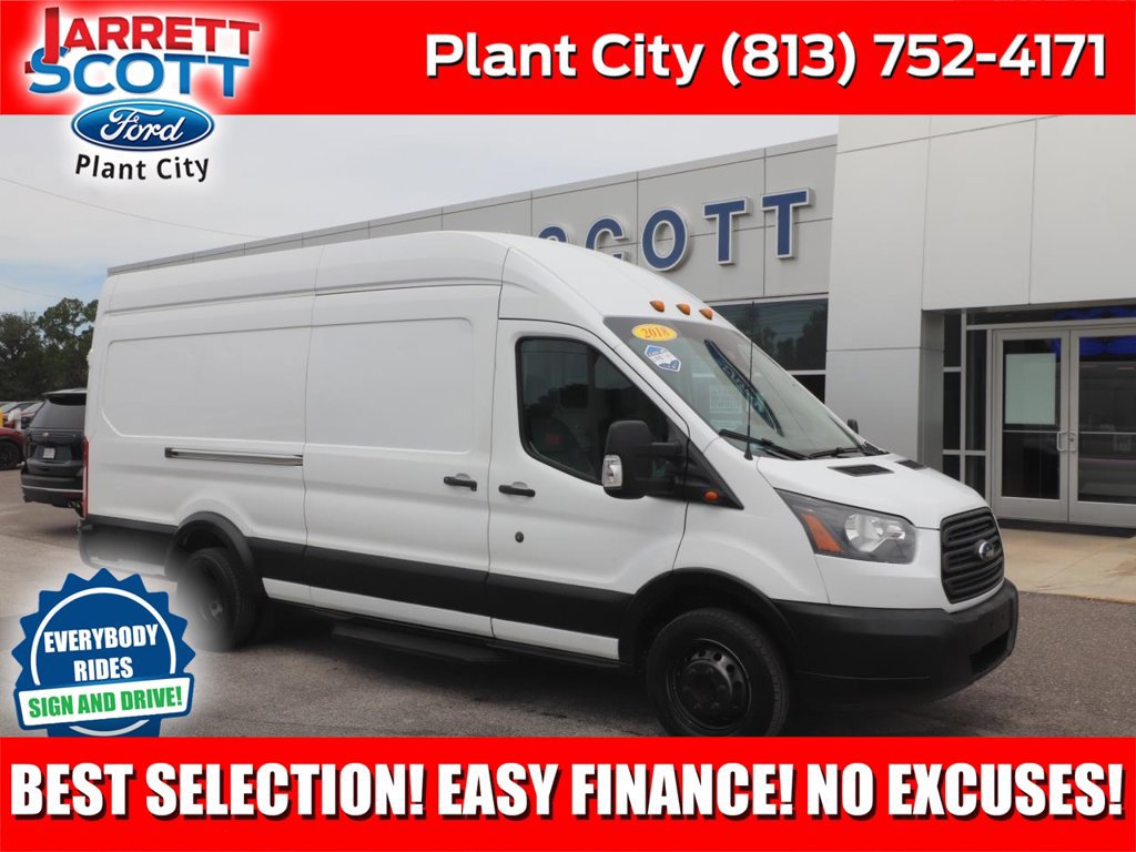 Used 2018 Ford Transit 350 148 High Roof Extended DRW RWD image 1