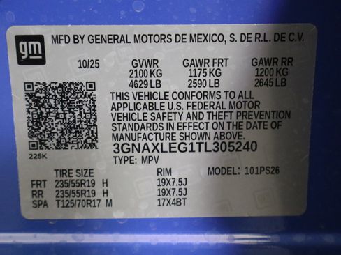 New 2026 Chevrolet Equinox RS w/ LPO, Floor Liner Package image 35