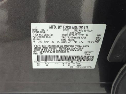 Used 2016 Ford Edge SEL w/ Equipment Group 201A image 28