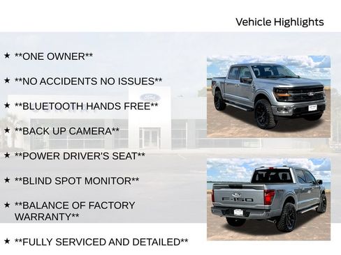Used 2025 Ford F150 XLT w/ Equipment Group 301A Standard AWD/4WD image 6