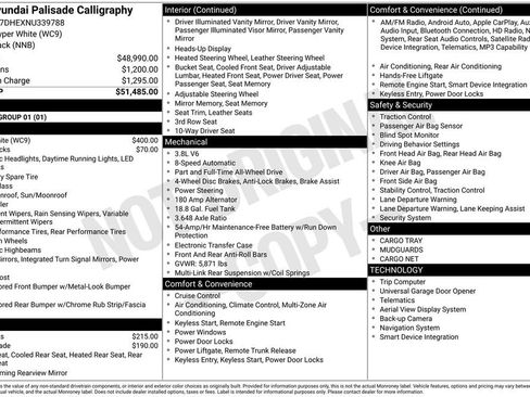 Certified 2022 Hyundai Palisade Calligraphy image 38