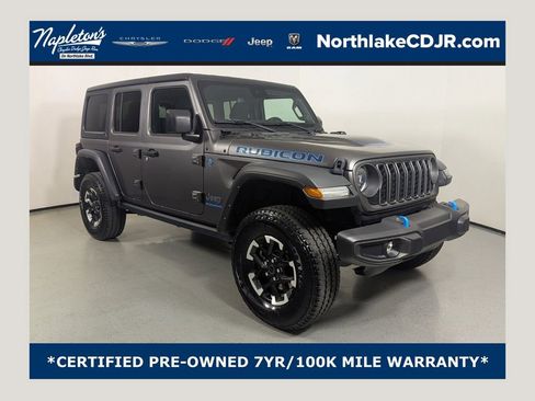 Used 2024 Jeep Wrangler Unlimited Rubicon 4xe AWD/4WD image 1