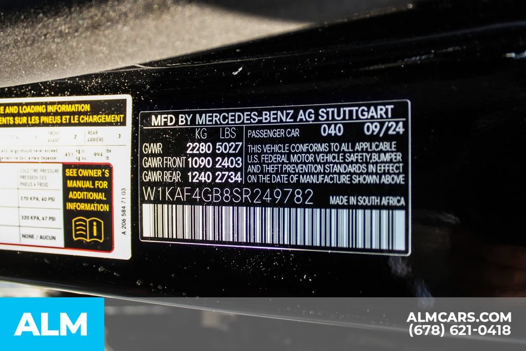 Used 2025 Mercedes-Benz C 300 Sedan w/ AMG Line w/ Night Package image 39