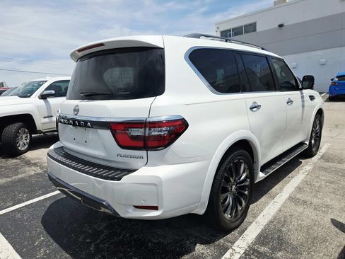 Used 2023 Nissan Armada Platinum w/ Captain's Chairs Package AWD/4WD image 2