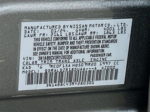 Used 2024 Nissan Sentra SV w/ All-Weather Package image 28