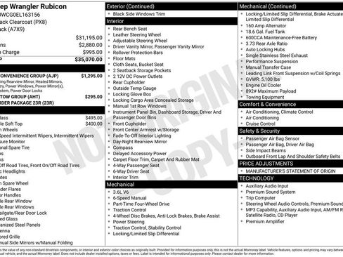 Used 2014 Jeep Wrangler Rubicon w/ Power Convenience Group AWD/4WD image 7