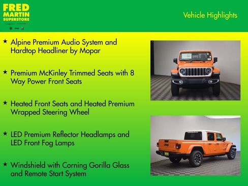 New 2026 Jeep Gladiator Sport AWD/4WD image 15