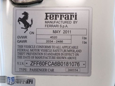 Used 2011 Ferrari 599 GTB Fiorano RWD image 46