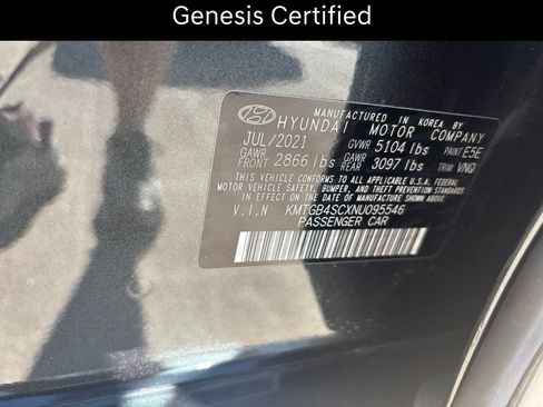 Certified 2022 Genesis G80 2.5T w/ Prestige Package RWD image 5