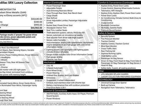 Used 2015 Cadillac SRX Luxury image 5