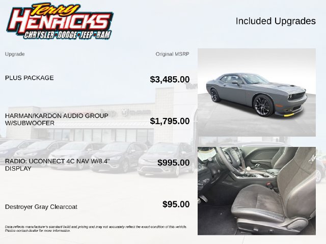 Used 2023 Dodge Challenger R/T Scat Pack w/ Plus Package RWD image 8