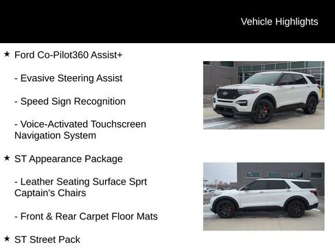 Certified 2023 Ford Explorer ST w/ Equipment Group 401A image 11