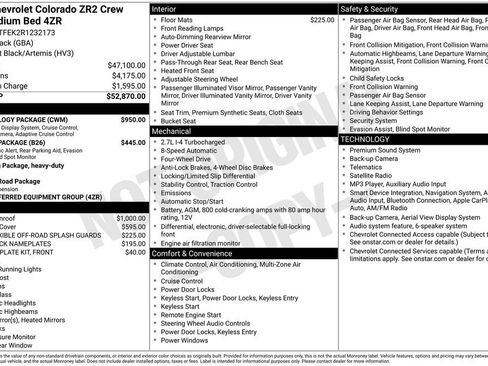 Used 2024 Chevrolet Colorado ZR2 w/ Technology Package AWD/4WD image 2
