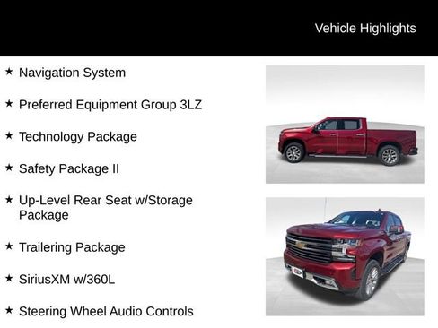 Used 2021 Chevrolet Silverado 1500 High Country w/ Technology Package image 3