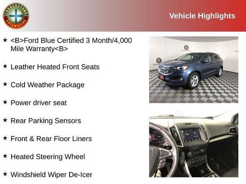 Certified 2019 Ford Edge SEL w/ Equipment Group 201A AWD/4WD image 2