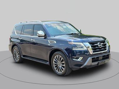Used 2021 Nissan Armada Platinum w/ Captain's Chairs Package