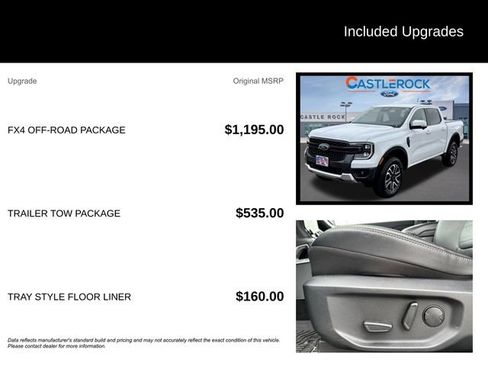 New 2025 Ford Ranger Lariat w/ FX4 Off-Road Package image 5