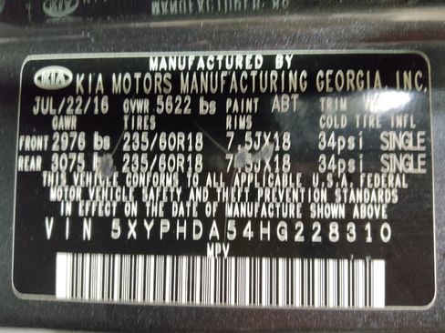 Used 2017 Kia Sorento EX w/ EX V6 Premium Package image 33