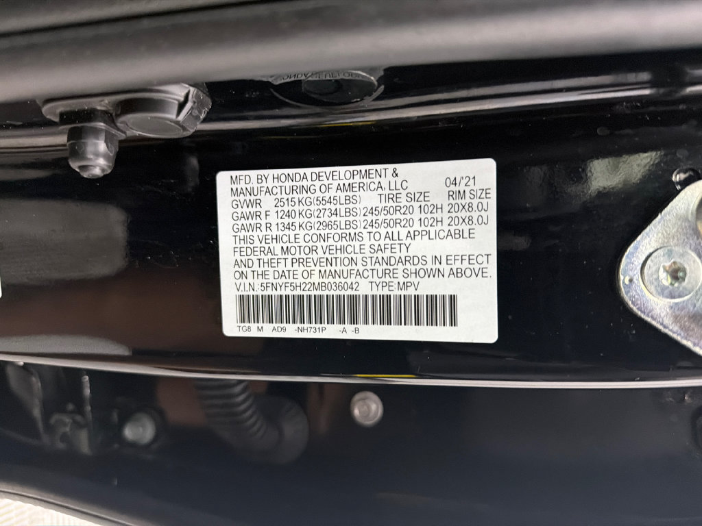 Used 2021 Honda Pilot Special Edition image 35