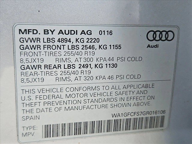Used 2016 Audi Q3 2.0T Prestige AWD/4WD image 26