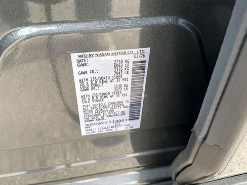 New 2026 Nissan Pathfinder Platinum image 8