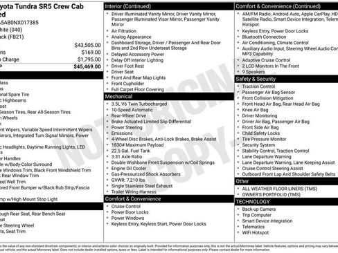 Used 2022 Toyota Tundra SR5 RWD image 9
