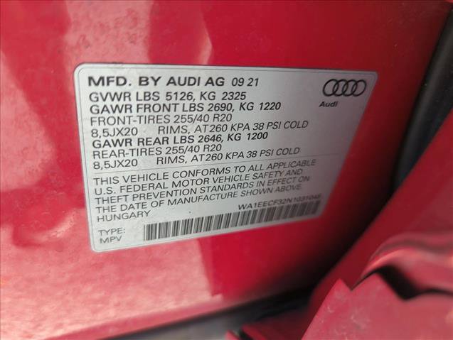 Used 2022 Audi Q3 2.0T Premium Plus w/ Premium Plus Package AWD/4WD image 15