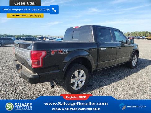 Used 2017 Ford F150 Platinum w/ Equipment Group 701A Luxury AWD/4WD image 4