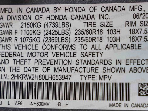 Used 2020 Honda CR-V EX-L image 30