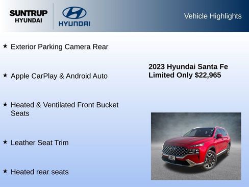 Used 2023 Hyundai Santa Fe Limited image 16