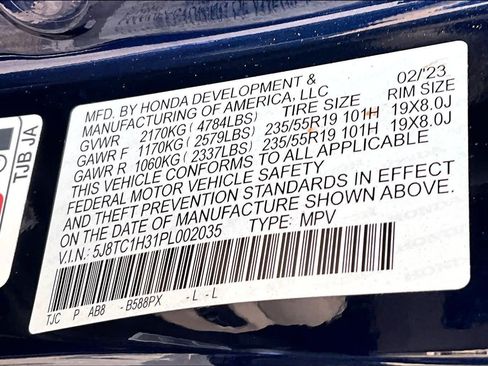 Certified 2023 Acura RDX FWD image 33