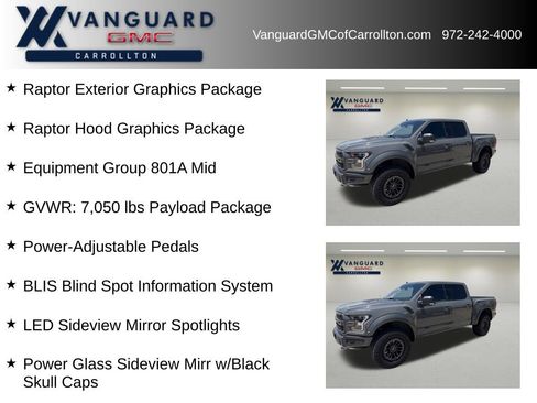 Used 2020 Ford F150 Raptor w/ Equipment Group 801A Mid AWD/4WD image 4