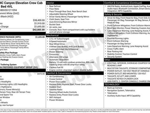 Used 2025 GMC Canyon Elevation w/ Convenience Package RWD image 28