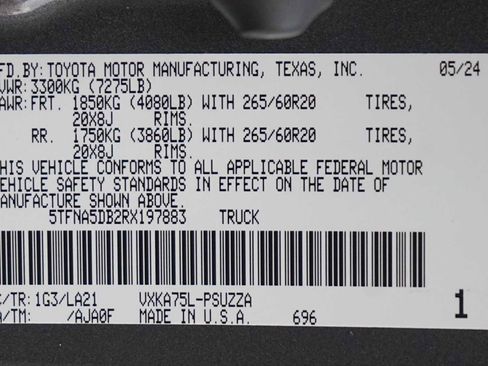 Used 2024 Toyota Tundra Platinum image 30