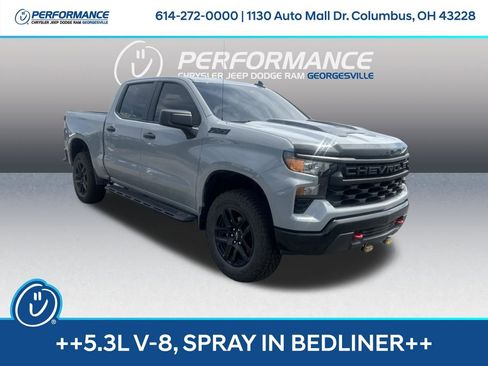 Used 2024 Chevrolet Silverado 1500 Custom Trail Boss w/ LPO, Dark Essentials Package AWD/4WD image 1