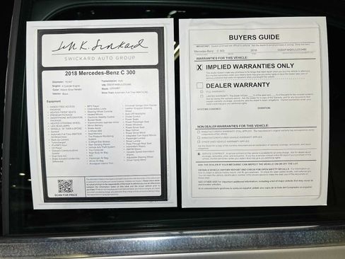 Certified 2018 Mercedes-Benz C 300 4MATIC Sedan image 43