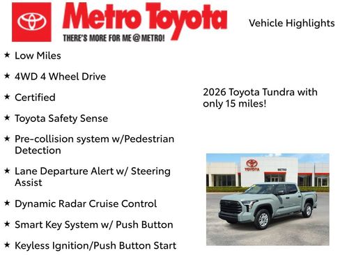 Used 2026 Toyota Tundra SR5 AWD/4WD image 7