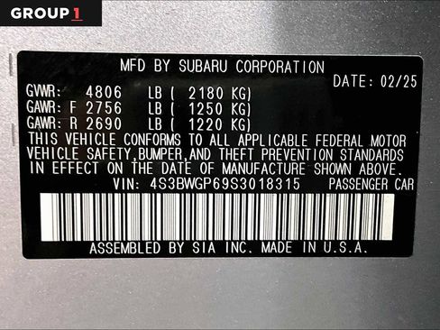 Used 2025 Subaru Legacy Touring XT image 37