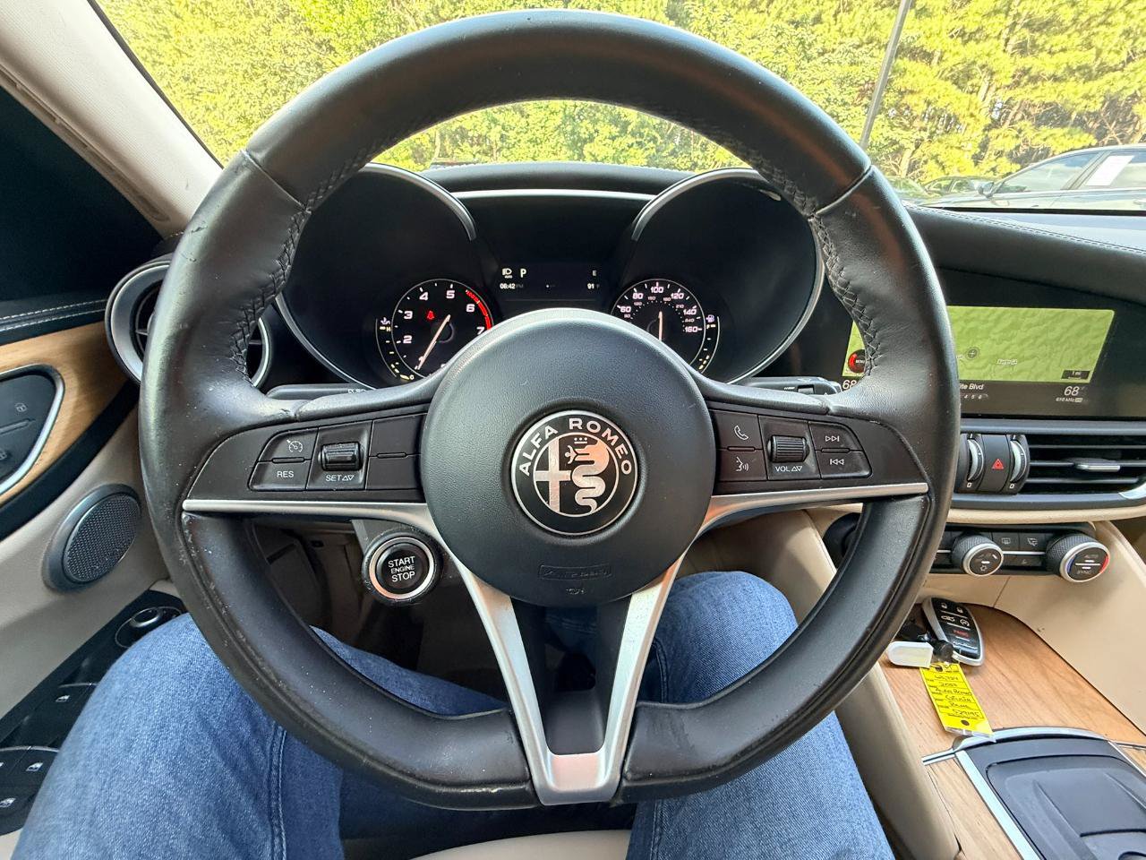 Used 2017 Alfa Romeo Giulia Ti w/ TI Lusso Light Wood Package RWD image 17