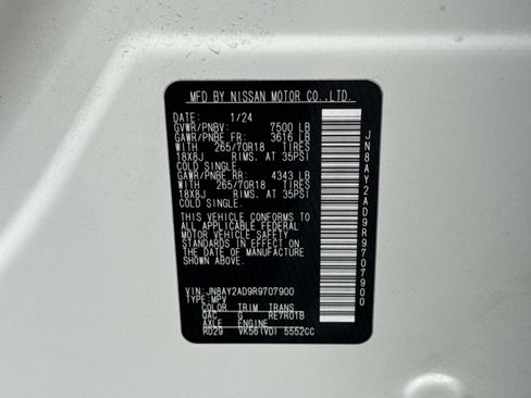 Used 2024 Nissan Armada SV image 30