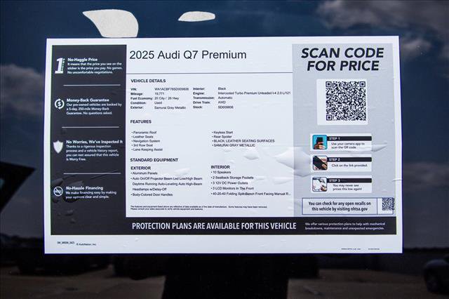 Certified 2025 Audi Q7 2.0T Premium w/ Convenience Package AWD/4WD image 29