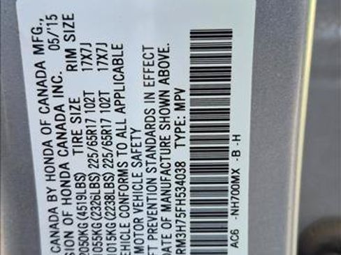 Used 2015 Honda CR-V EX-L image 15