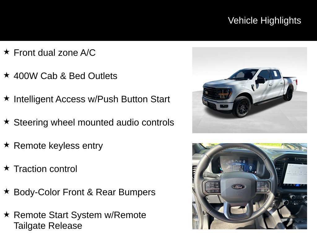 Used 2024 Ford F150 XLT w/ Equipment Group 302A MID AWD/4WD image 16