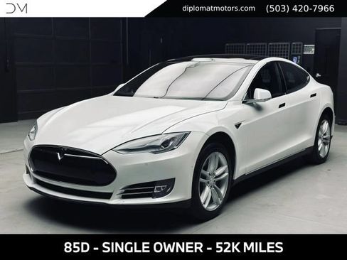 Used 2015 Tesla Model S 85D AWD/4WD image 1
